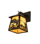 Fly Fishing Waters 8" Hanging Wall Sconce