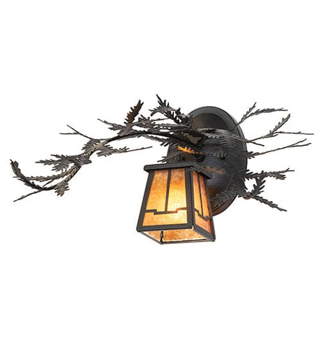 Pine Branches 16" Wall Sconce