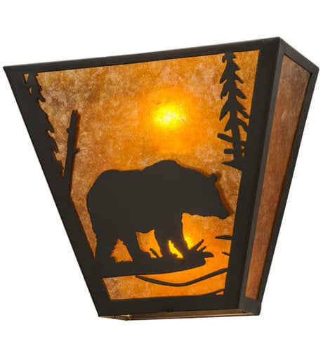 Bear Waters 13" Wall Sconce