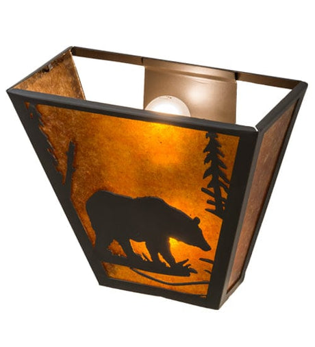 Bear Waters 13" Wall Sconce