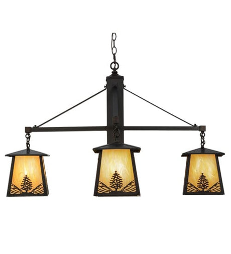 Mountain Pine 38" 4 Light Chandelier