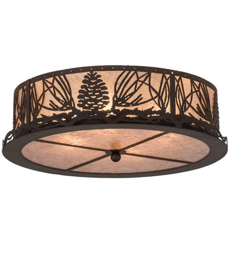 Mountain Pine 22" Flush Mount