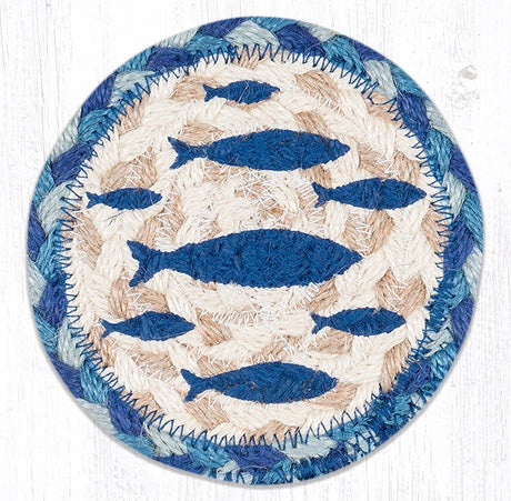 Fish Braid Printed Coaster