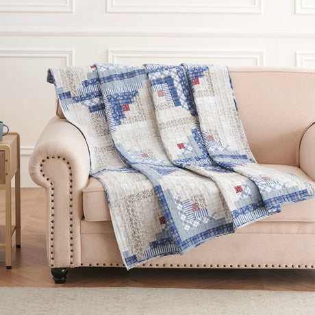 Cottage Blues Throw