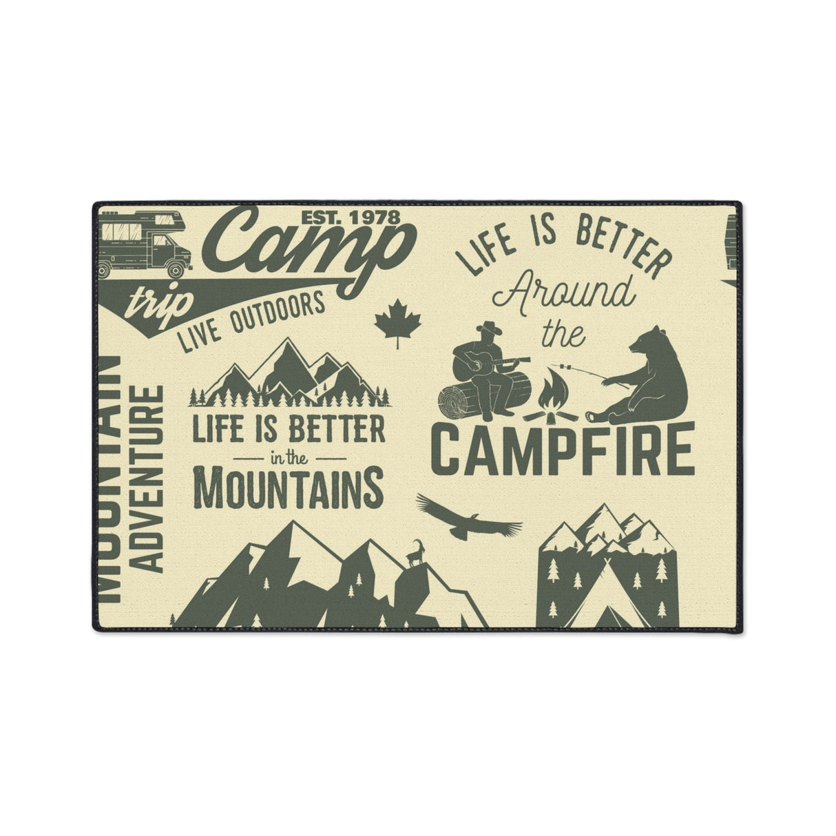 Summer Camp Non-Slip Rug