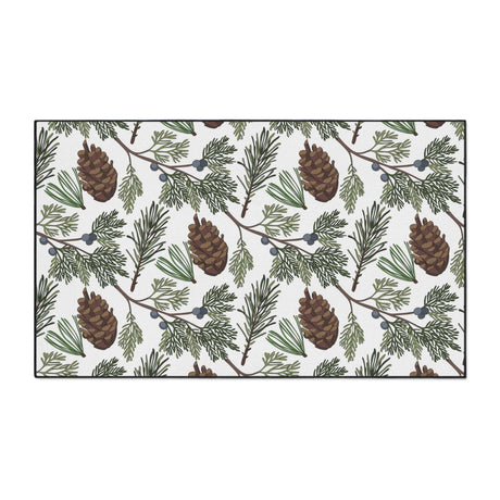 Pinecone Forest Non-Slip Rug