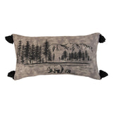 Nighttime Silhouette Bear Pillow Set