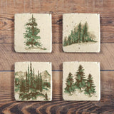 Pine Bear Mug and Coaster Set