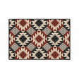 Red Black Southwest Non-Slip Rug