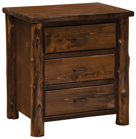 Cedar Creek XL 3 Drawer Nightstand