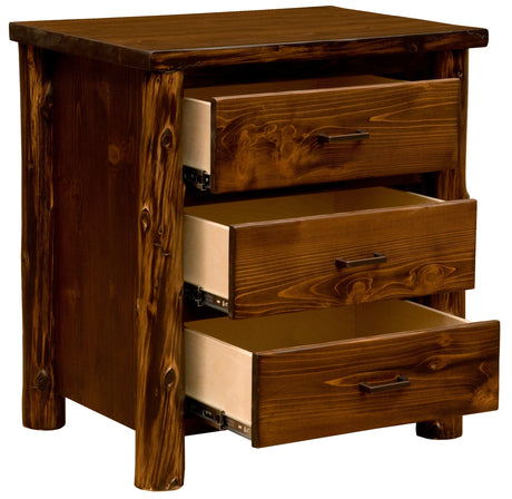 Cedar Creek XL 3 Drawer Nightstand