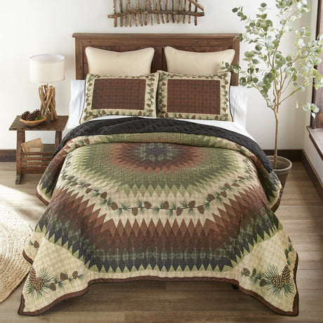 Pine Ring Quilt Set