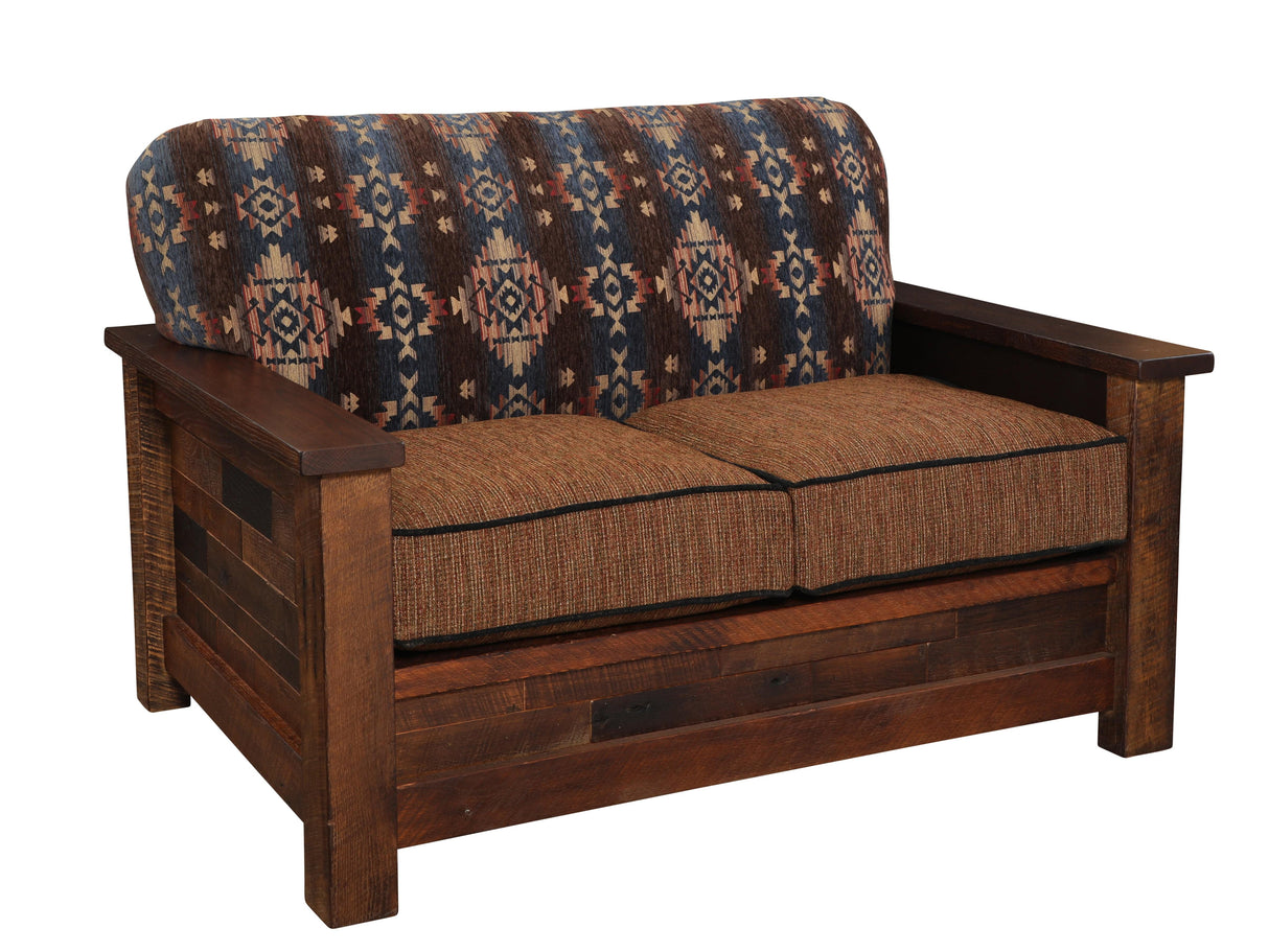 Barnwood Americana Loveseat