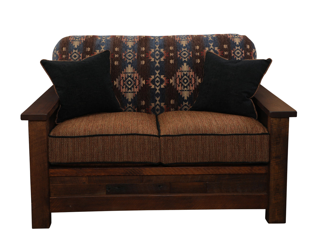 Barnwood Americana Loveseat