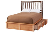 Hickory 3 Drawer Underbed