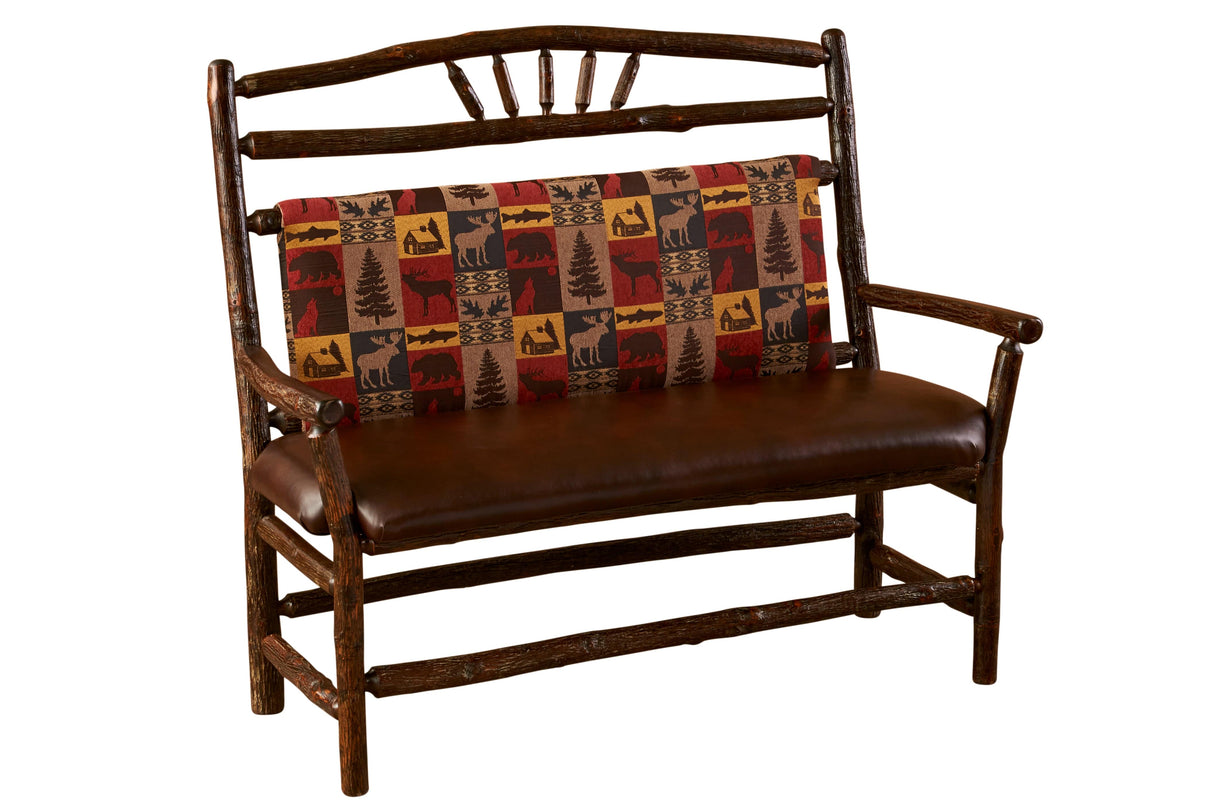 Hickory Settee