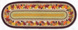 Autumn Leaves Oval Table Runner