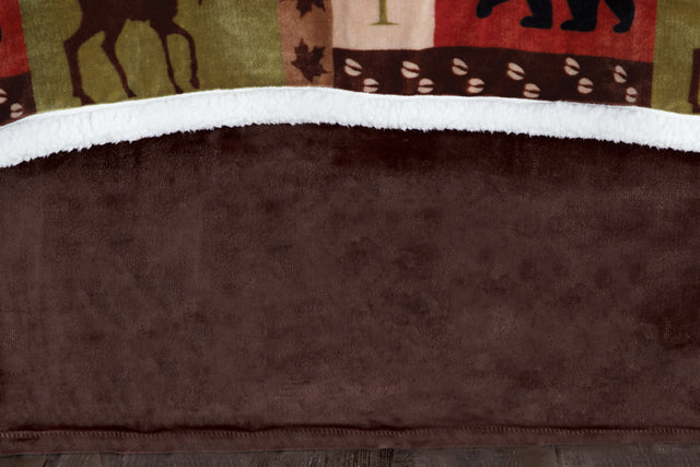 Brown Plush Bedskirt