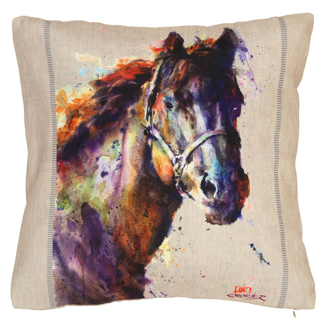 Rainbow Horse Outdoor Pillow