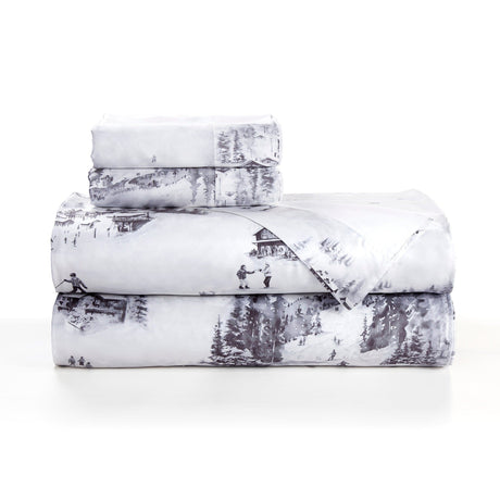 Ski Slopes Sheet Set