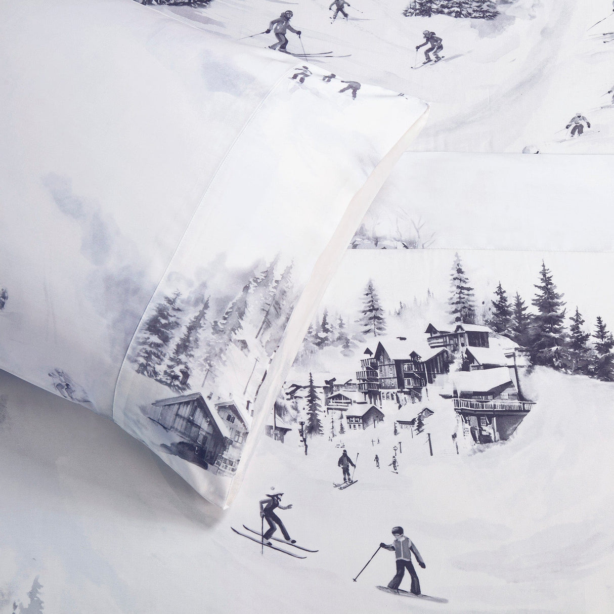 Ski Slopes Sheet Set