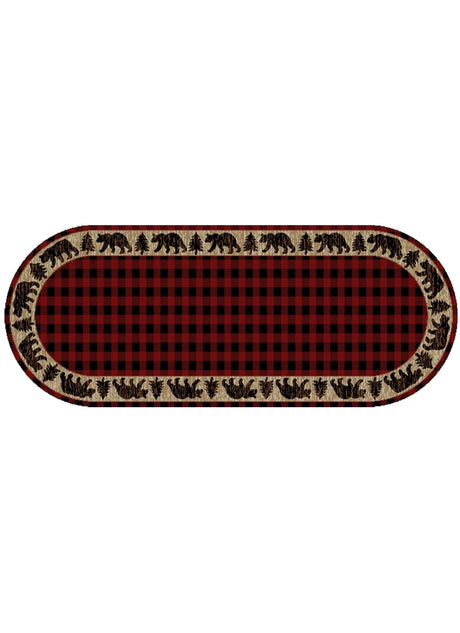 Leading Edge Red Accent Rug