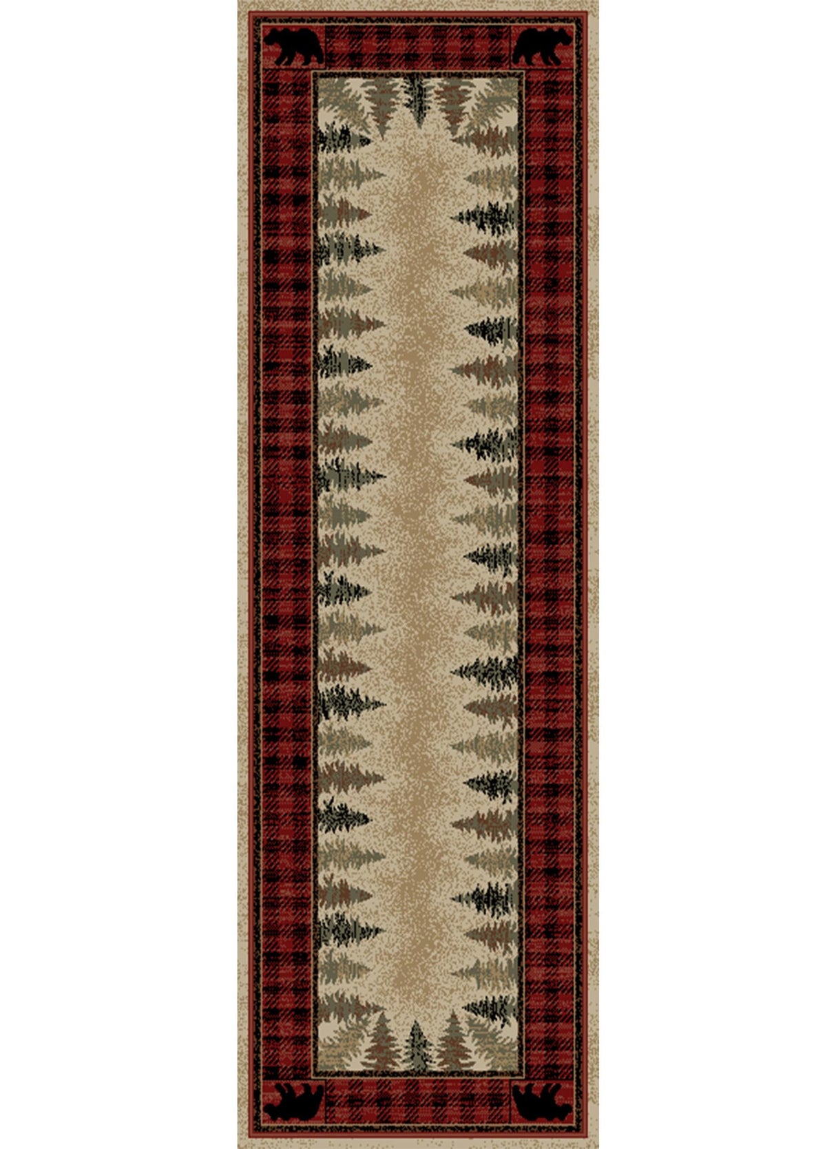 Bear Corner Area Rug