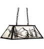 Downhill Ski 33" Oblong Pendant