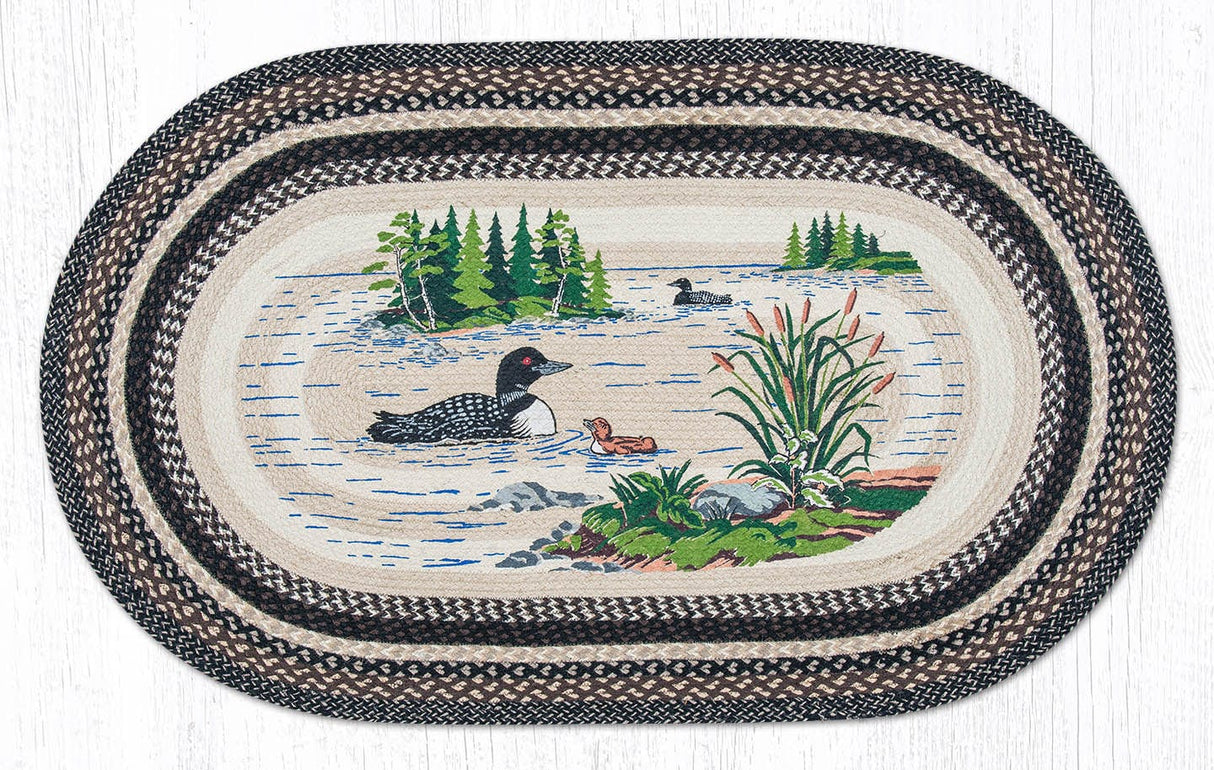 Loon Lake Oval Rug