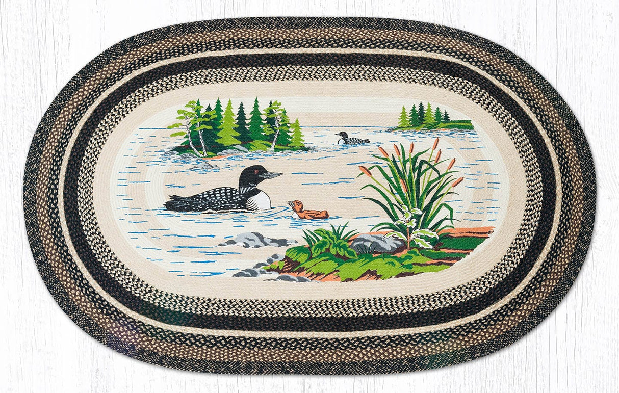 Loon Lake Oval Rug