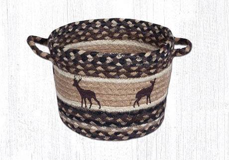 Deer Silhouette Printed Utility Basket