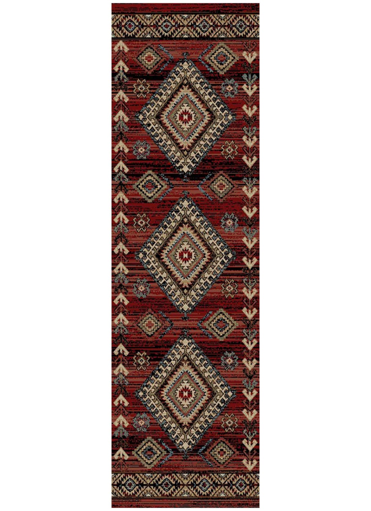 Arizona Red Southwest Area Rug