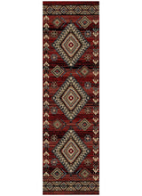 Arizona Red Southwest Area Rug