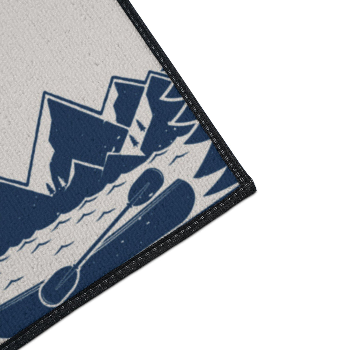 Fishing Club Collage Non-Slip Rug