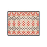 Aztec Peach Non-Slip Rug