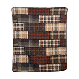 Mountain Red Plaid Throw