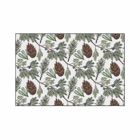 Pinecone Forest Non-Slip Rug