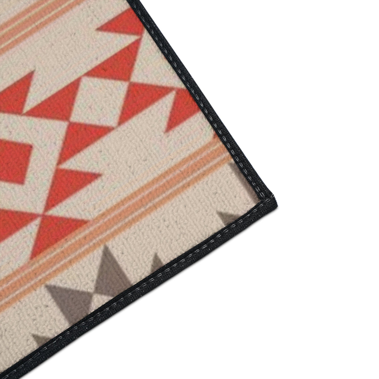 Aztec Peach Non-Slip Rug