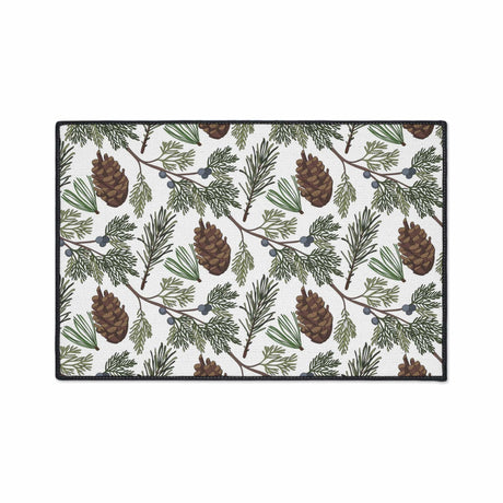 Pinecone Forest Non-Slip Rug