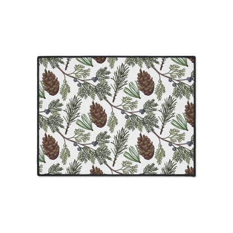 Pinecone Forest Non-Slip Rug