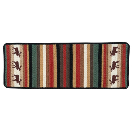 Autumn Moose Oblong Printed Table Runner