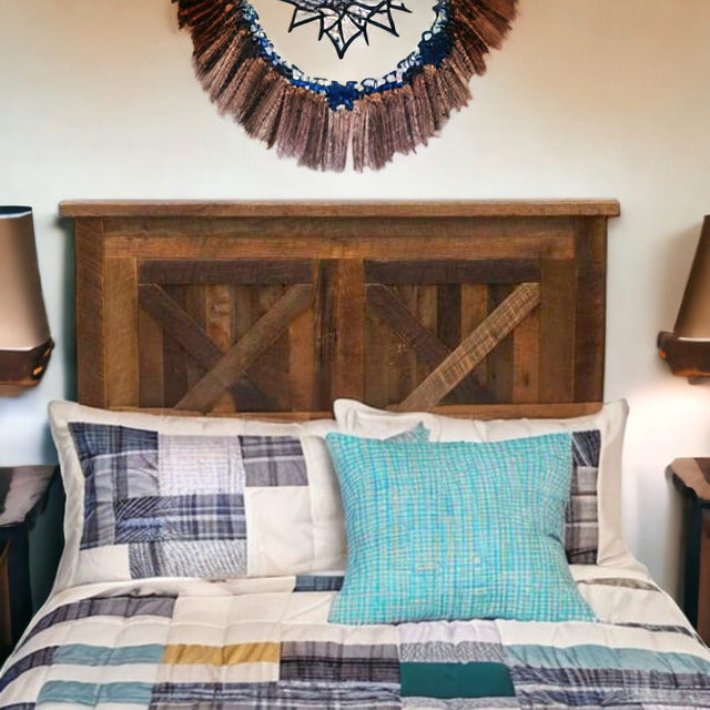 Barndoor Barnwood Headboard