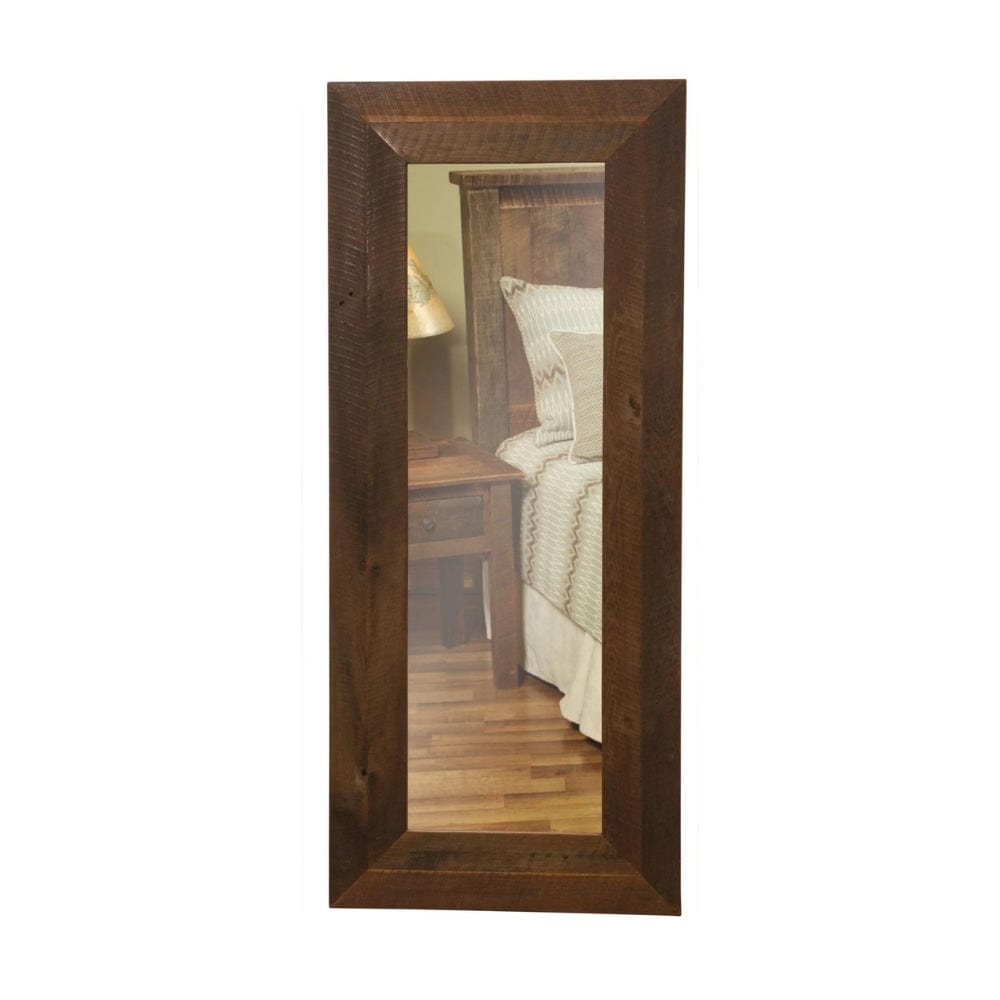 Barnwood Floor Mirror Frame