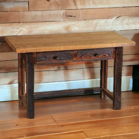 Barnwood Writing Desk with Artisan Top