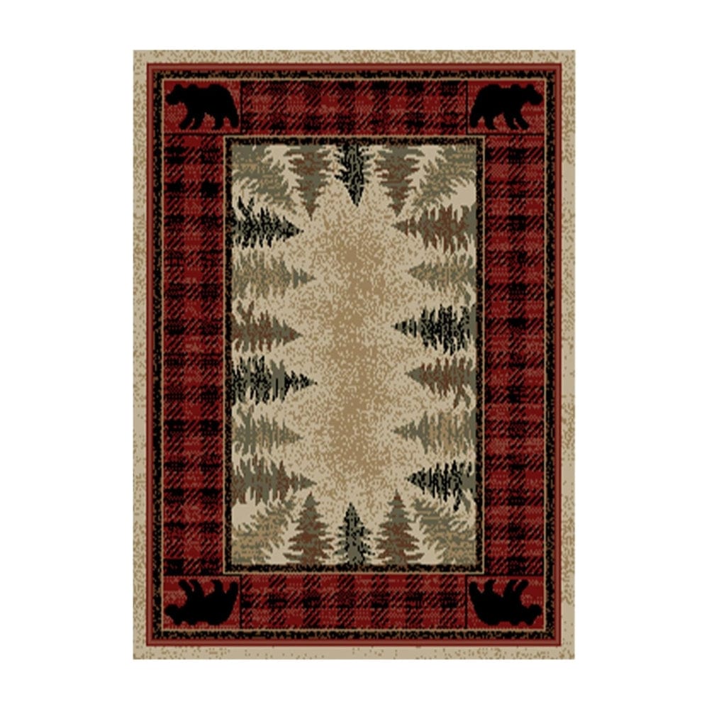 Bear Corner Area Rug