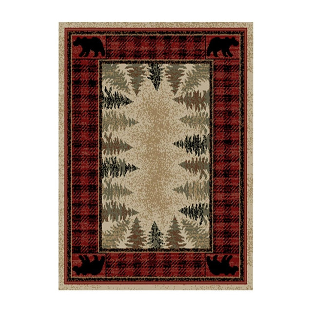 Bear Corner Area Rug