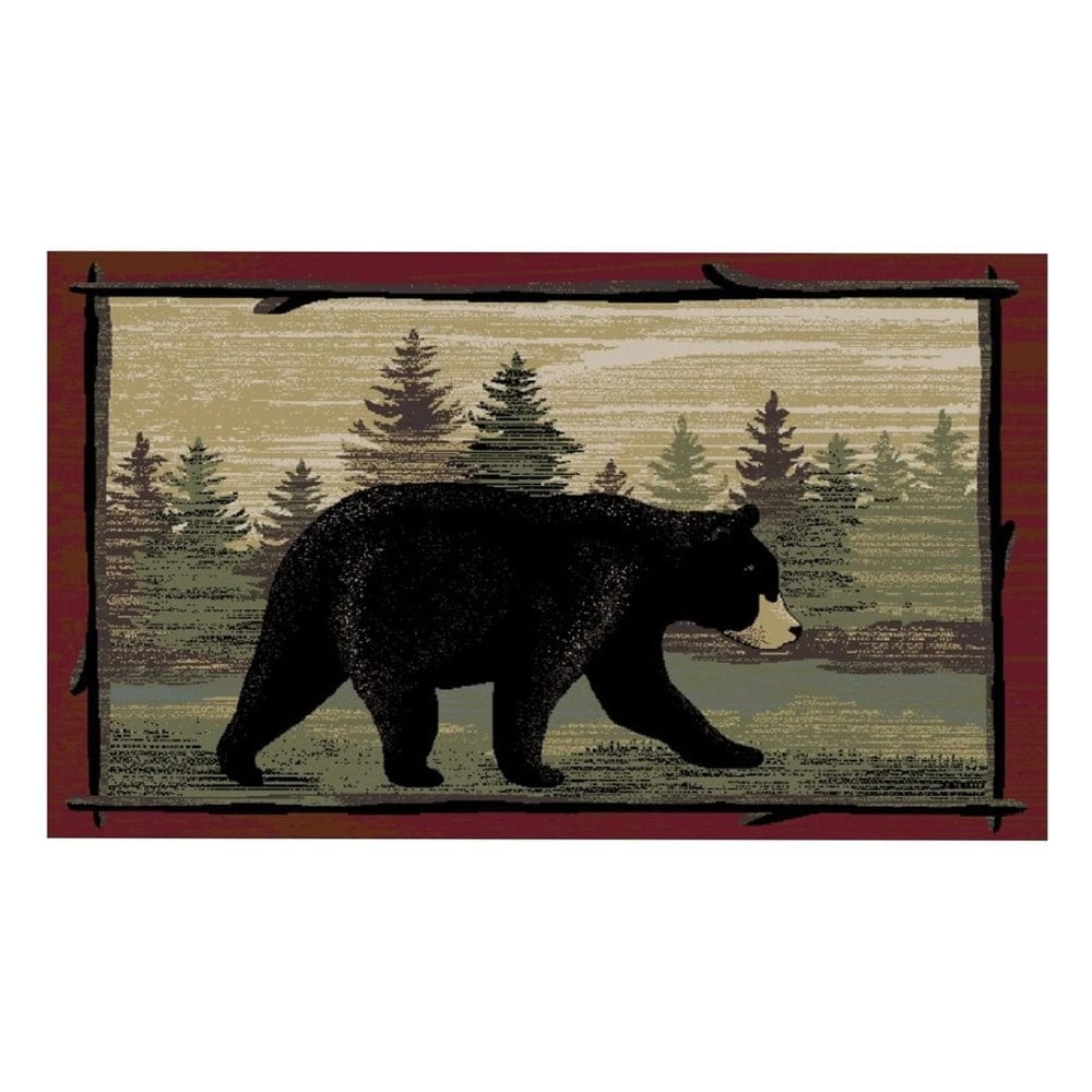 Bear Retreat Accent Rug