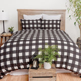 Black Buffalo Check Duvet Cover Set