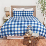 Blue Buffalo Check Duvet Cover Set