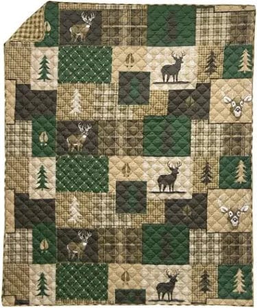 Buck Wild Checkered Throw